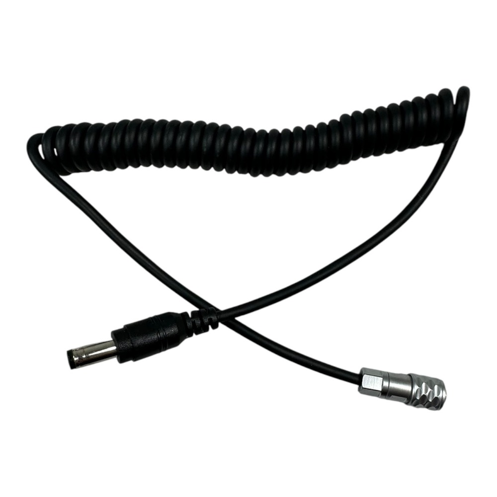 Coiled Power‎ Cable DC to 2 Pin Connector Black Cord Replacement Blackmagic